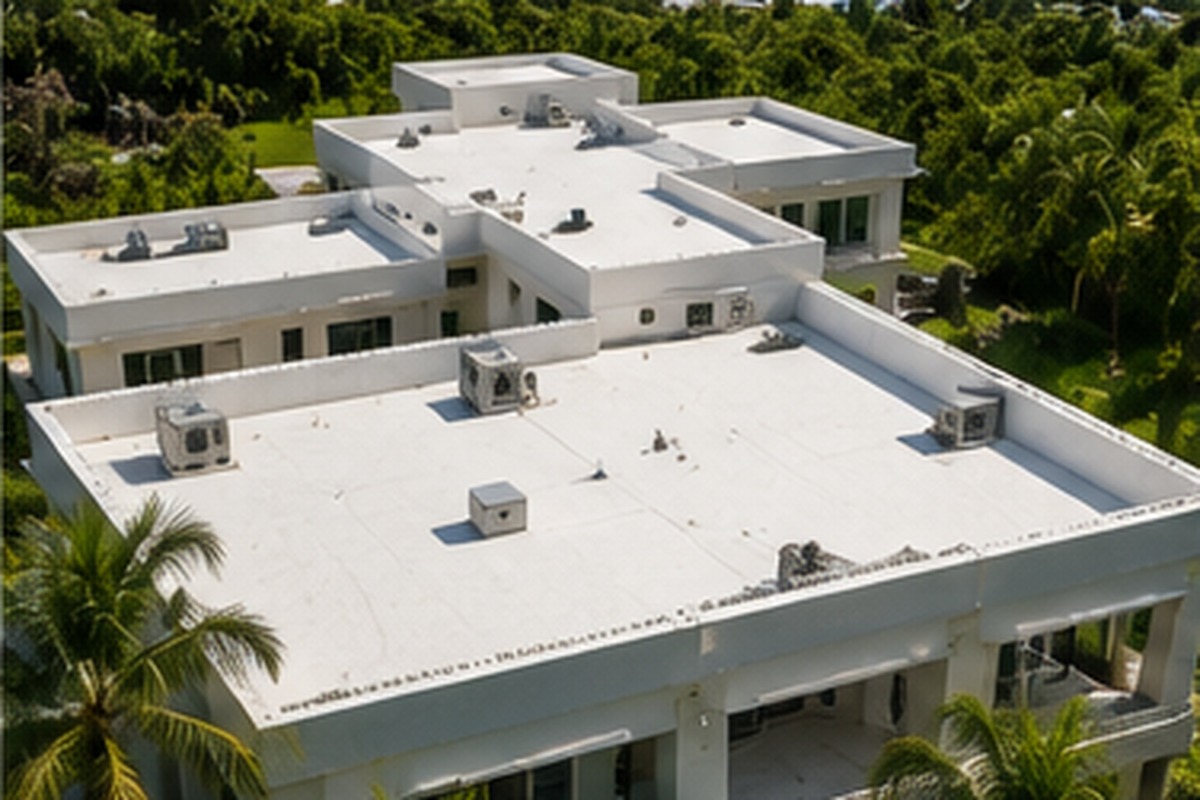 Illustrative modern insulated roof concept for BetterBlock ICF