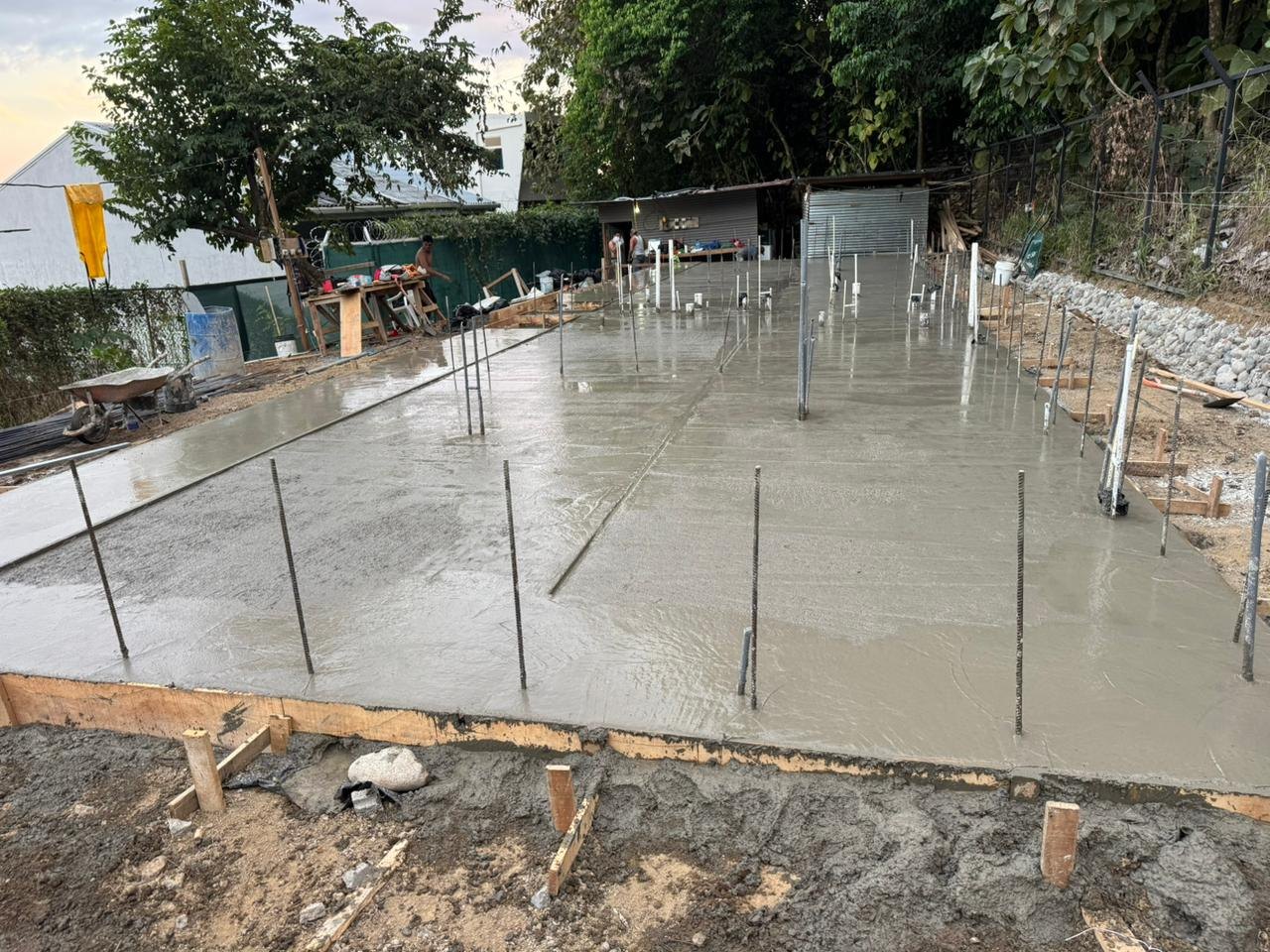 Foundation preparation for BetterBlock ICF construction