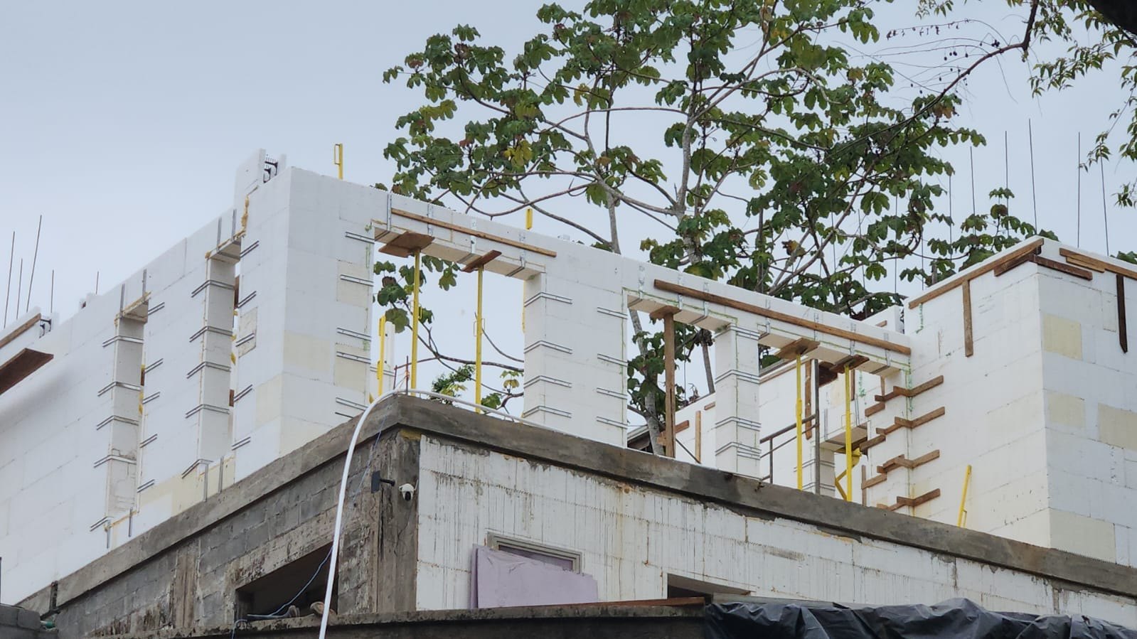 BetterBlock ICF project under construction in Costa Rica