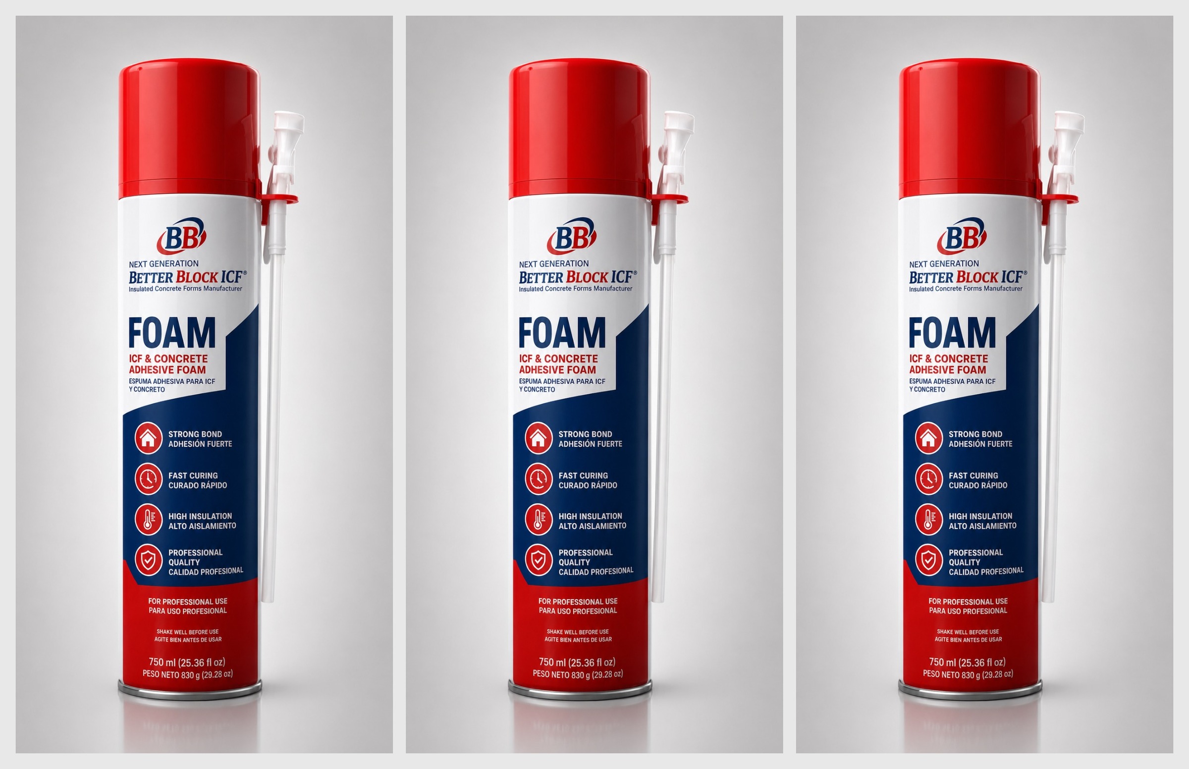 BetterBlock ICF and Concrete Adhesive Foam