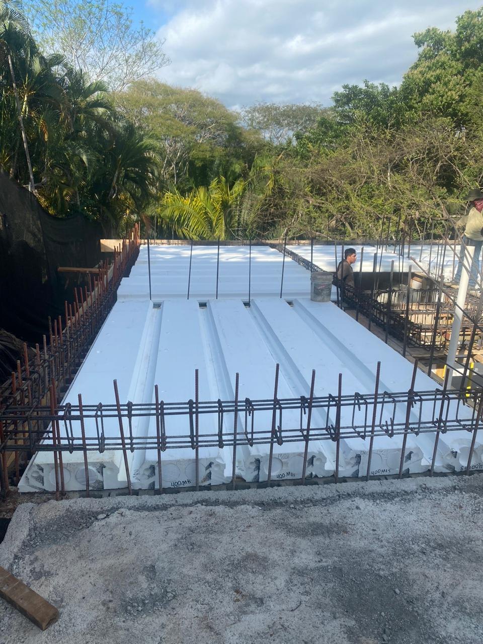 BetterBlock insulated decking during construction