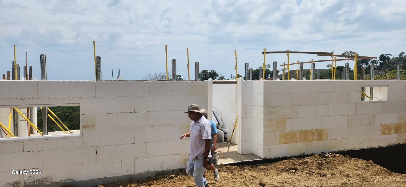 BetterBlock ICF construction project near Orotina, Costa Rica
